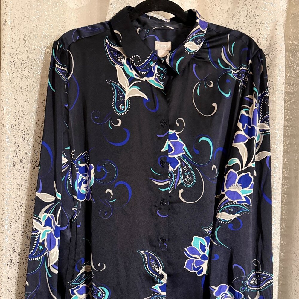 Chico’s Blouse Chico’s Size 4 = 18 XL